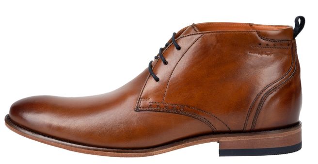 Cognac lace-up shoe Hercules