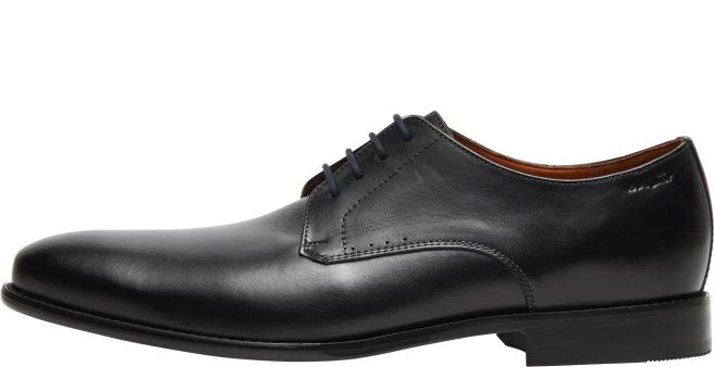 Black lace-up shoe Hercules