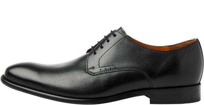 Black lace-up shoe Hercules