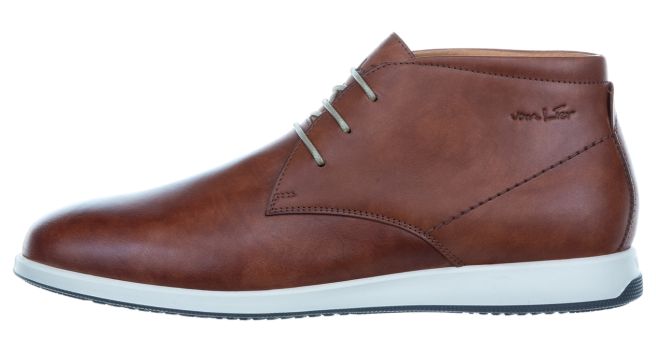 Cognac lace-up shoe Ticino