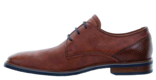 Light cognac lace-up shoe Amalfi