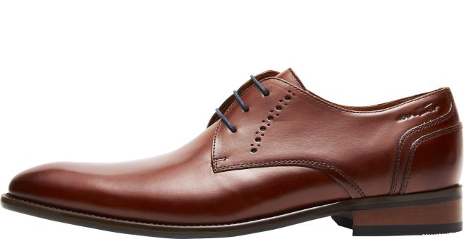 Cognac Vienna lace-up shoe