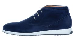 Blue lace-up shoe Ticino