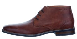 Light cognac half-high lace-up shoe Amalfi