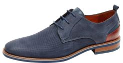 Blue lace-up shoe Amalfi