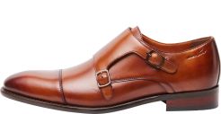 Cognac Vienna buckle shoe